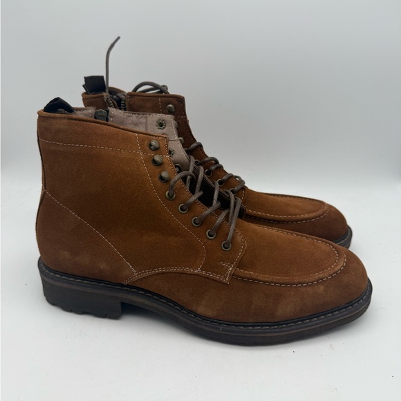 BRAND NEW G. H. Bass Reston Men’s Ankle Moc Toe Boot Rust (Brown) Size 10 D